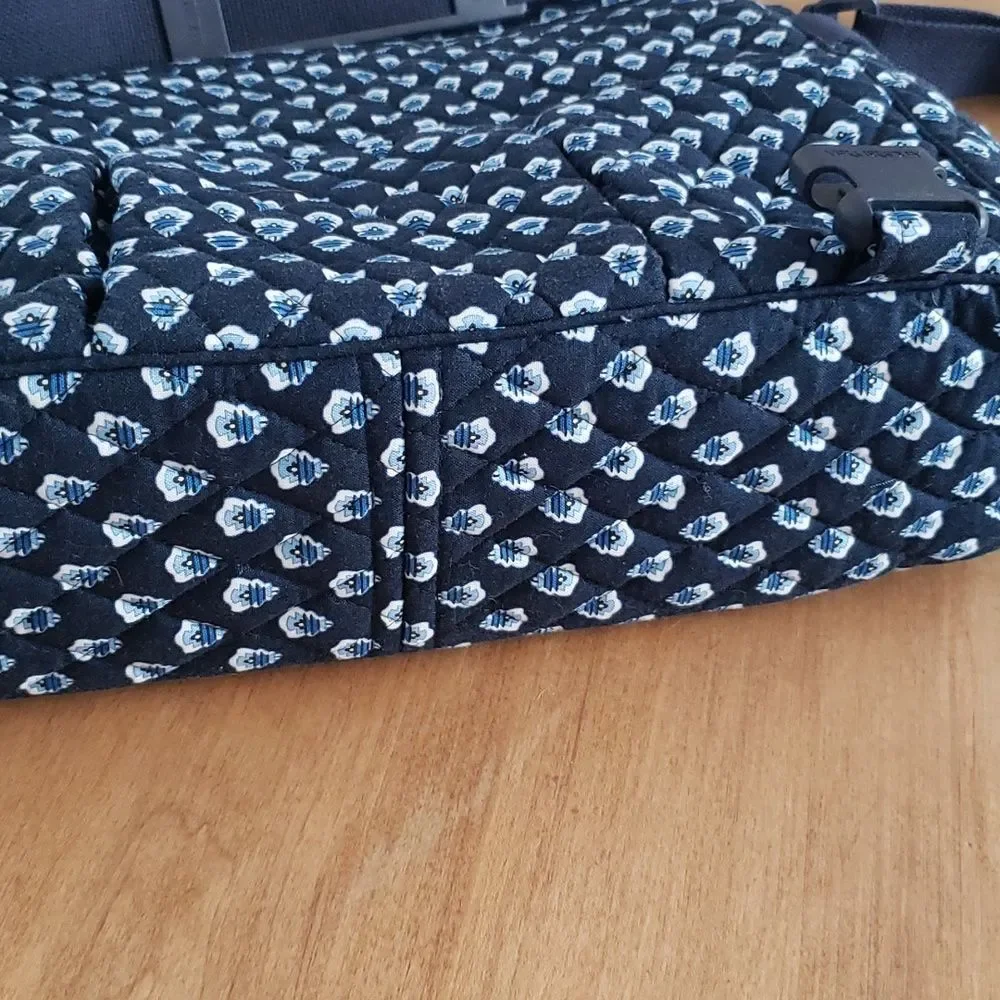 Vera Bradley Messenger or Diaper bag blue print
